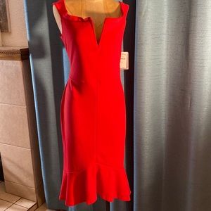 Missguided red dress size 12